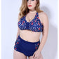 Polka Dot High Waist Swimwear