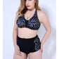 Polka Dot High Waist Swimwear