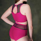 High-Waisted Gauze Sexy Swimsuit