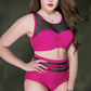 High-Waisted Gauze Sexy Swimsuit