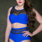 High-Waisted Gauze Sexy Swimsuit
