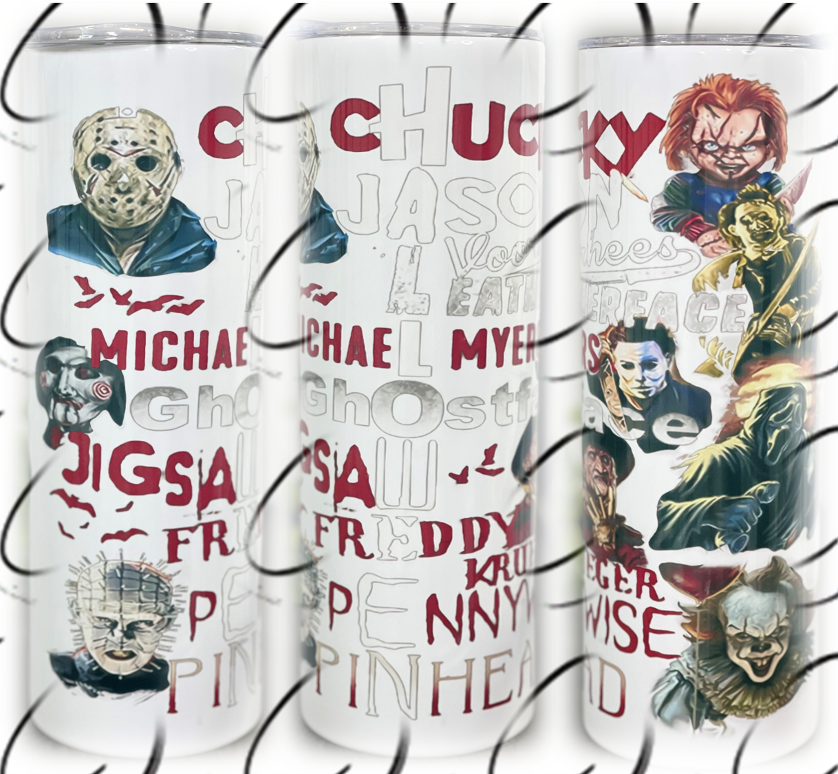 Halloween Icons 20oz Skinny Tumbler
