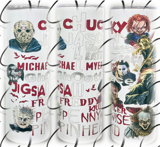Halloween Icons 20oz Skinny Tumbler