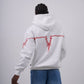 "Heartbeat" Embroidered Graphic Hoodie