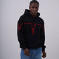 "Heartbeat" Embroidered Graphic Hoodie