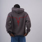 "Heartbeat" Embroidered Graphic Hoodie