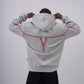 "Heartbeat" Embroidered Graphic Hoodie