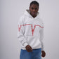 "Heartbeat" Embroidered Graphic Hoodie