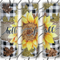 Hello Fall Sunflower 20oz Skinny Tumbler