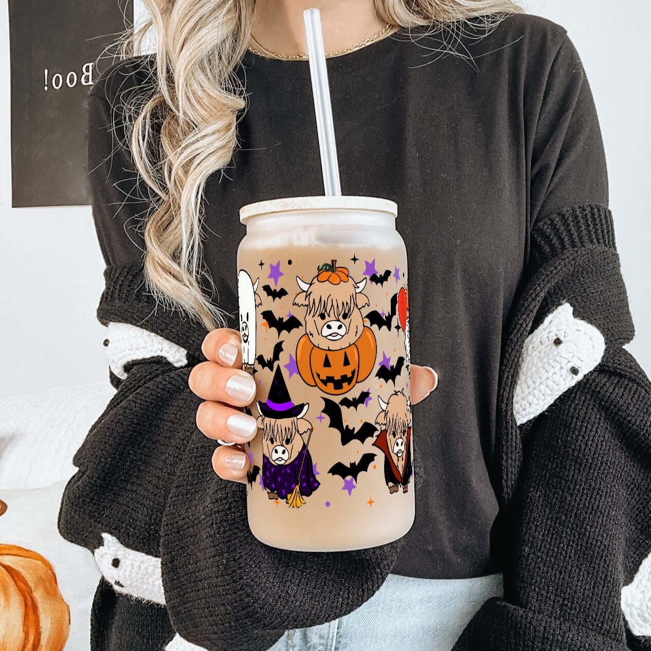 Highland Horror Cup With Lid and Straw