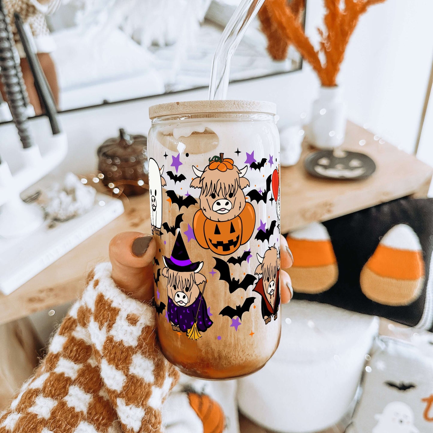 Highland Horror Cup With Lid and Straw