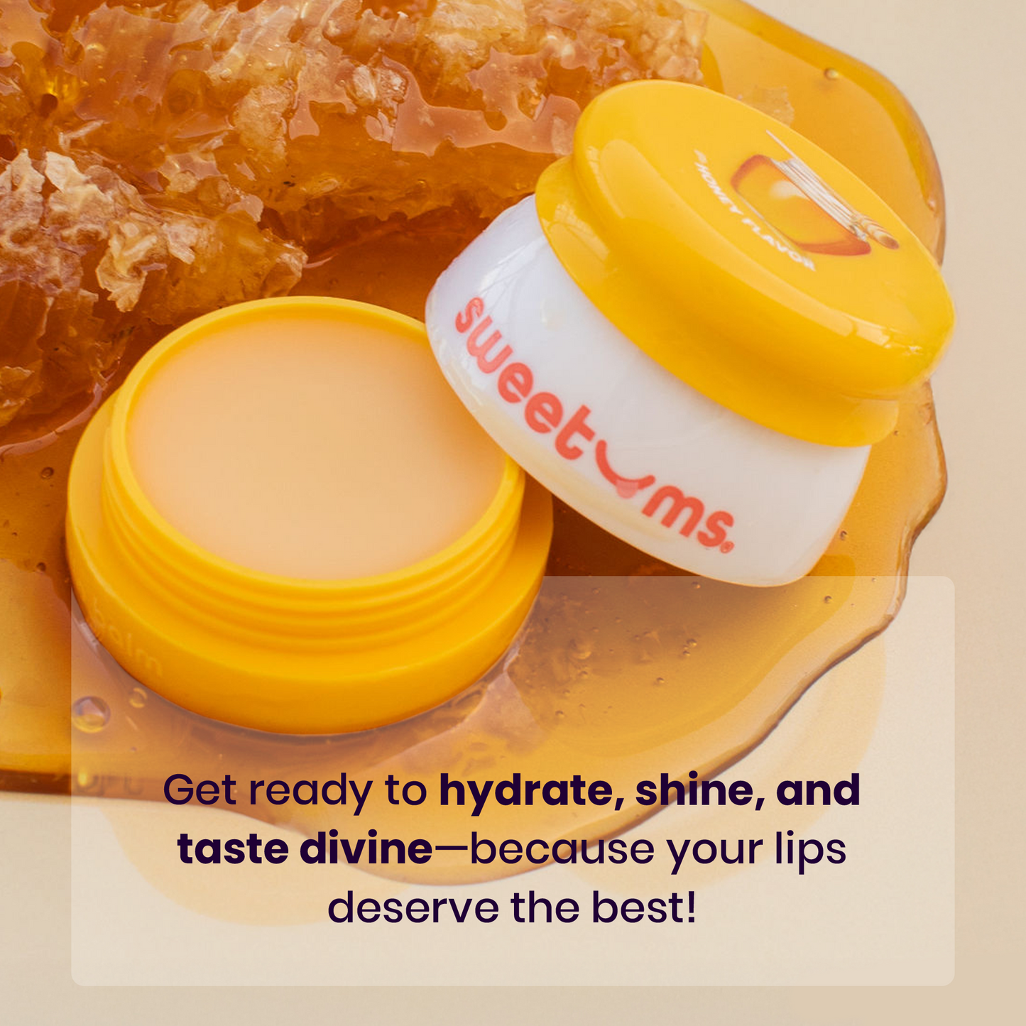 Sweetums Honey Flavored Lip Balm