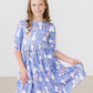 Hop, Skip & Twirl 3/4 Sleeve Pocket Twirl Dress