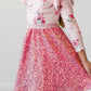 Hot Pink Sequin Twirl Skort