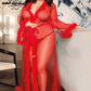 Deluxe Marabou Trim Robe