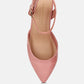 Hyatt Metallic Sling Block Heel Sandals