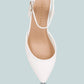 Hyatt Metallic Sling Block Heel Sandals