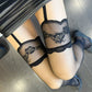 Lace Waist Garter Tights
