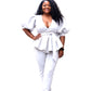 Elegant Puff Sleeve Legging Set