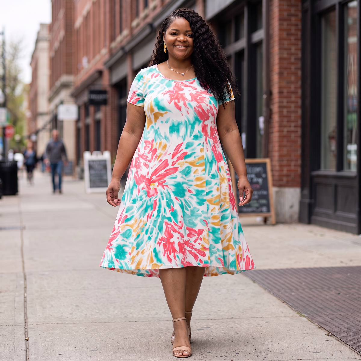 Blushed Midi Dress