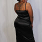 “Ladylike Luxe” Black Bodycon Midi Dress