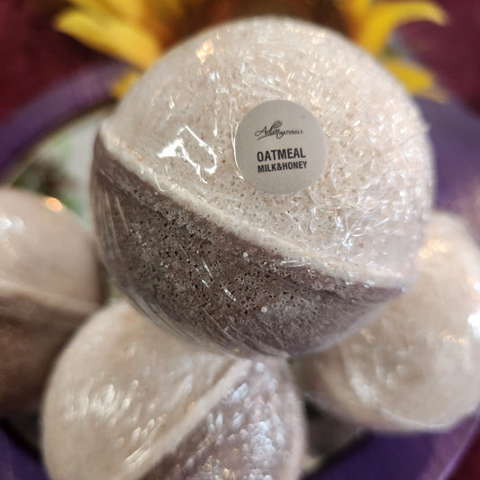 Bath Bomb/Foot Soak - Soothing Oatmeal Milk and Honey