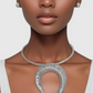 Silver or Gold Rhodium Mesh Wire Set