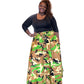 Womens Long Camo Maxi Skirt