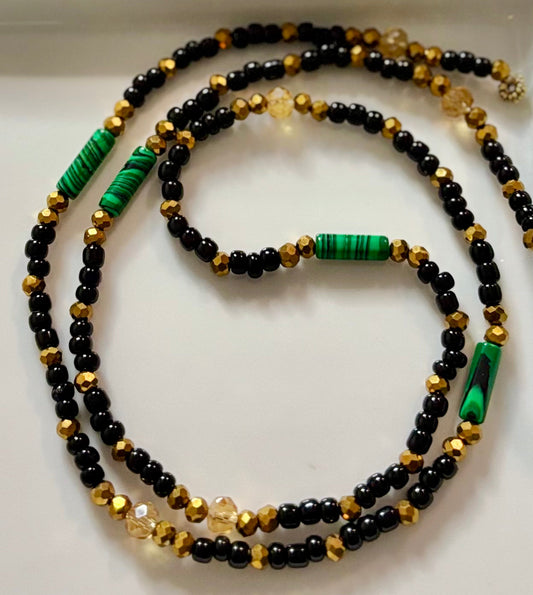 Solar Sovereign Waist & Thigh Bead Set