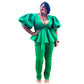 Elegant Puff Sleeve Legging Set