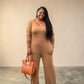 Low Shoulder Wideleg Jumpsuit