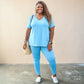 Microfiber Top & Leggings 2pc Set