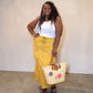 Zip Up Cargo Skirt