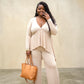 2 Piece Ribbed Crop Top Set
