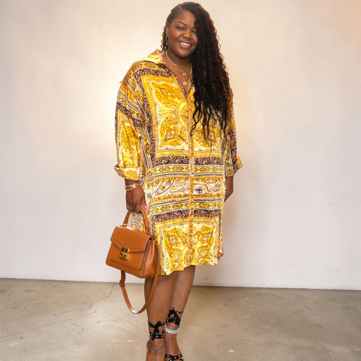 Satin Luxe Multi Wear Gold Set