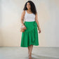 Airflow Midi Skirt With A Bow