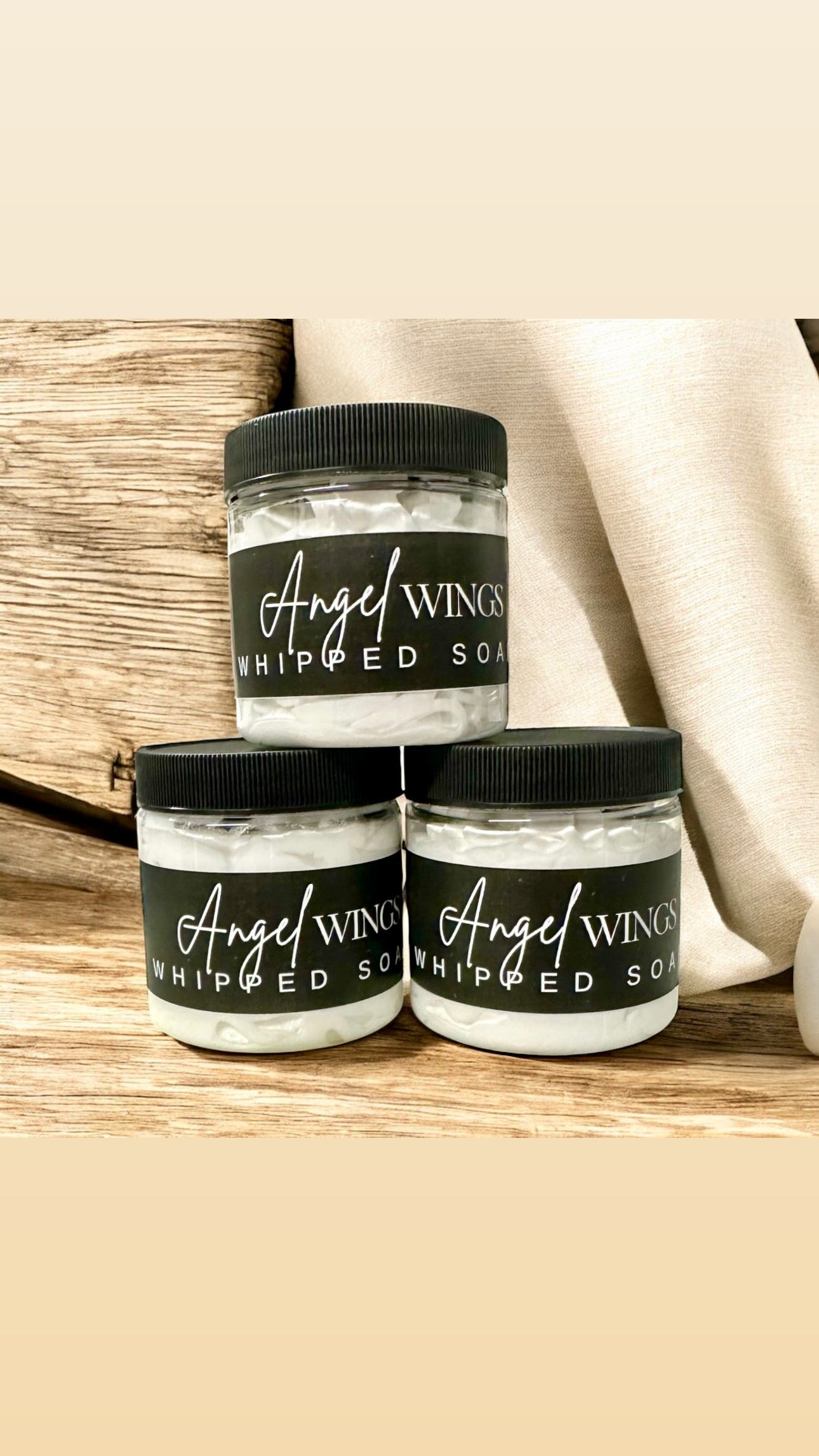 Angel Wings Whipped Soap
