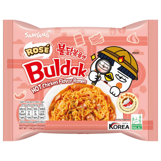 Samyang Buldak Rosé Spicy Ramen (140g) (Korea)