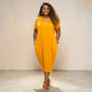 Cocoon Maxi Dress with Dolman Sleeves