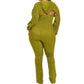 2 Piece Shrug Bodycon Jumpsuit