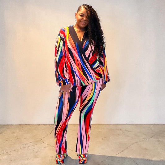 Vibrant 2 Piece Legging Set