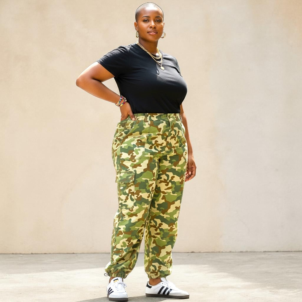 Camouflage Green Pants