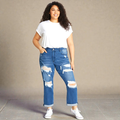 Super High-Rise Boyfriend Jeans