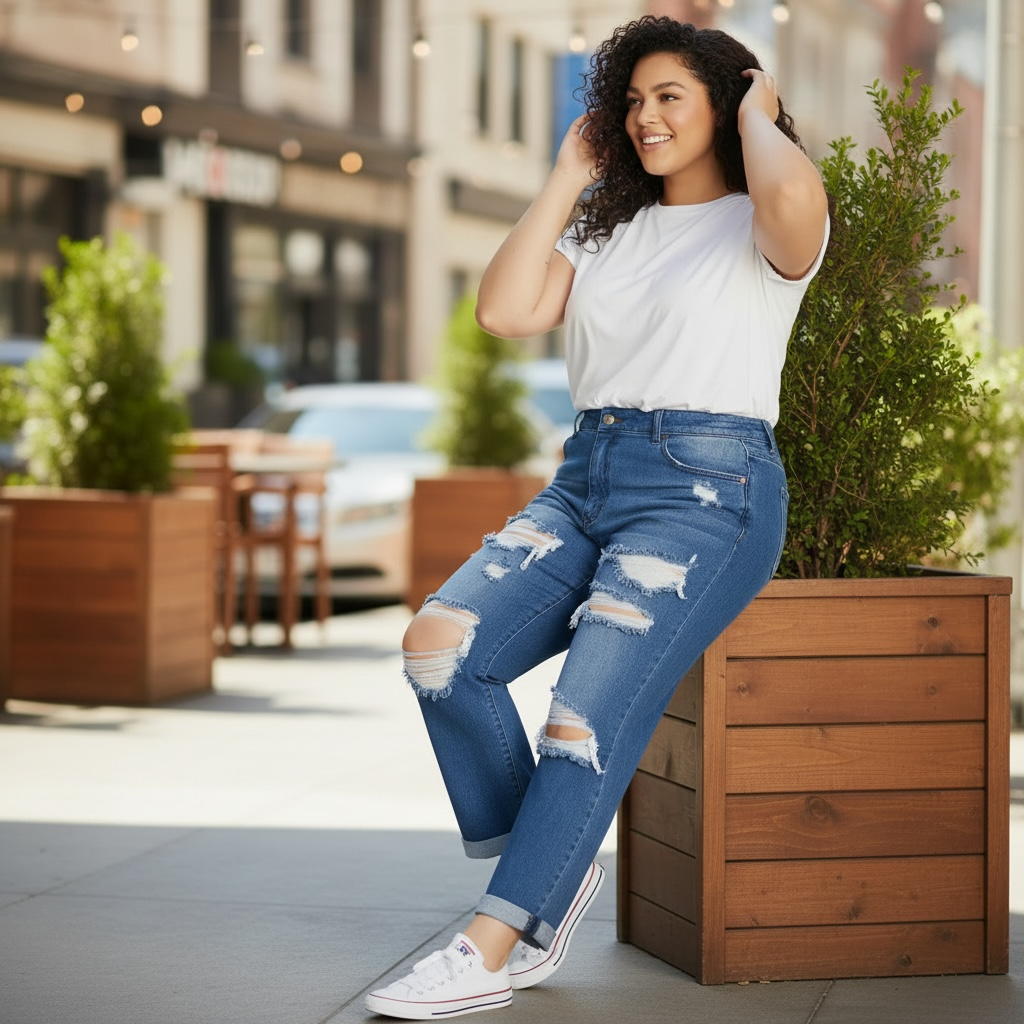 Super High-Rise Boyfriend Jeans