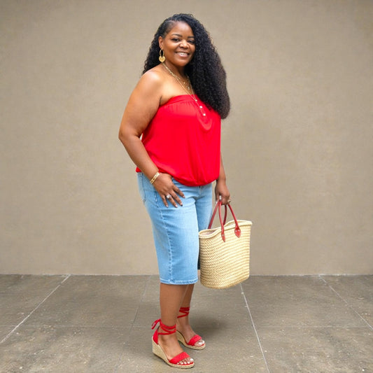Basic Pleated Tube Top