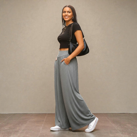 Casual Wide Leg Pants