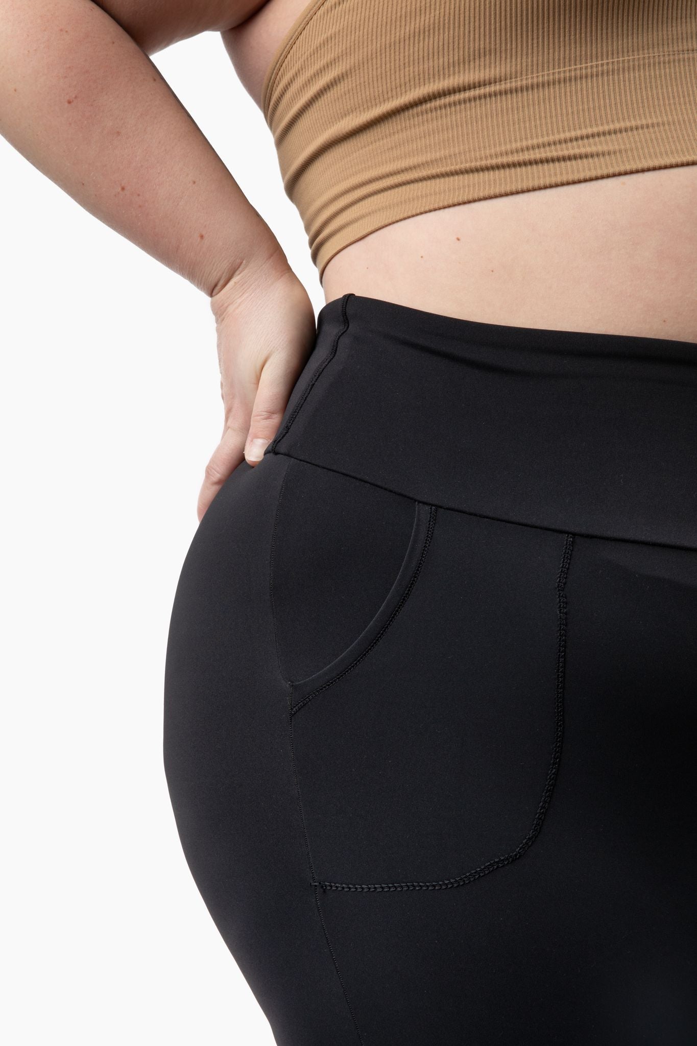 High Rise Black Yoga Flare Legging