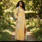 Striped Maxi Dress/Duster