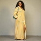 Striped Maxi Dress/Duster