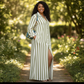 Striped Maxi Dress/Duster